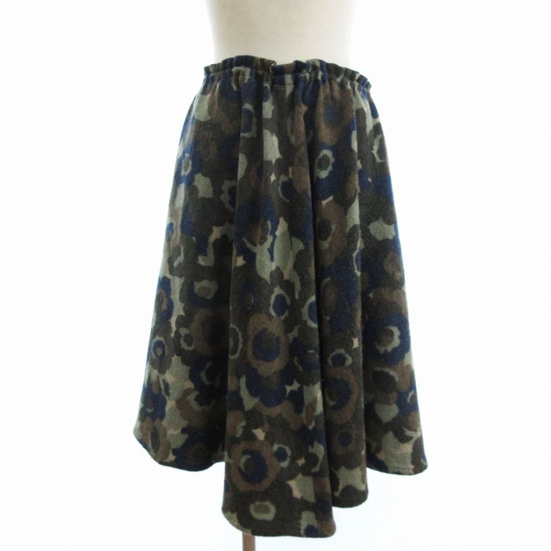 Y's ワイズ ロングスカート グリーン