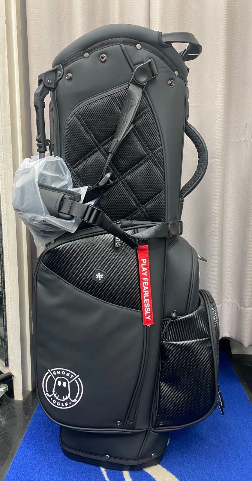 美品GHOST GOLF キャディバッグ 7分割 11インチ ゴースト GHOST GOLF