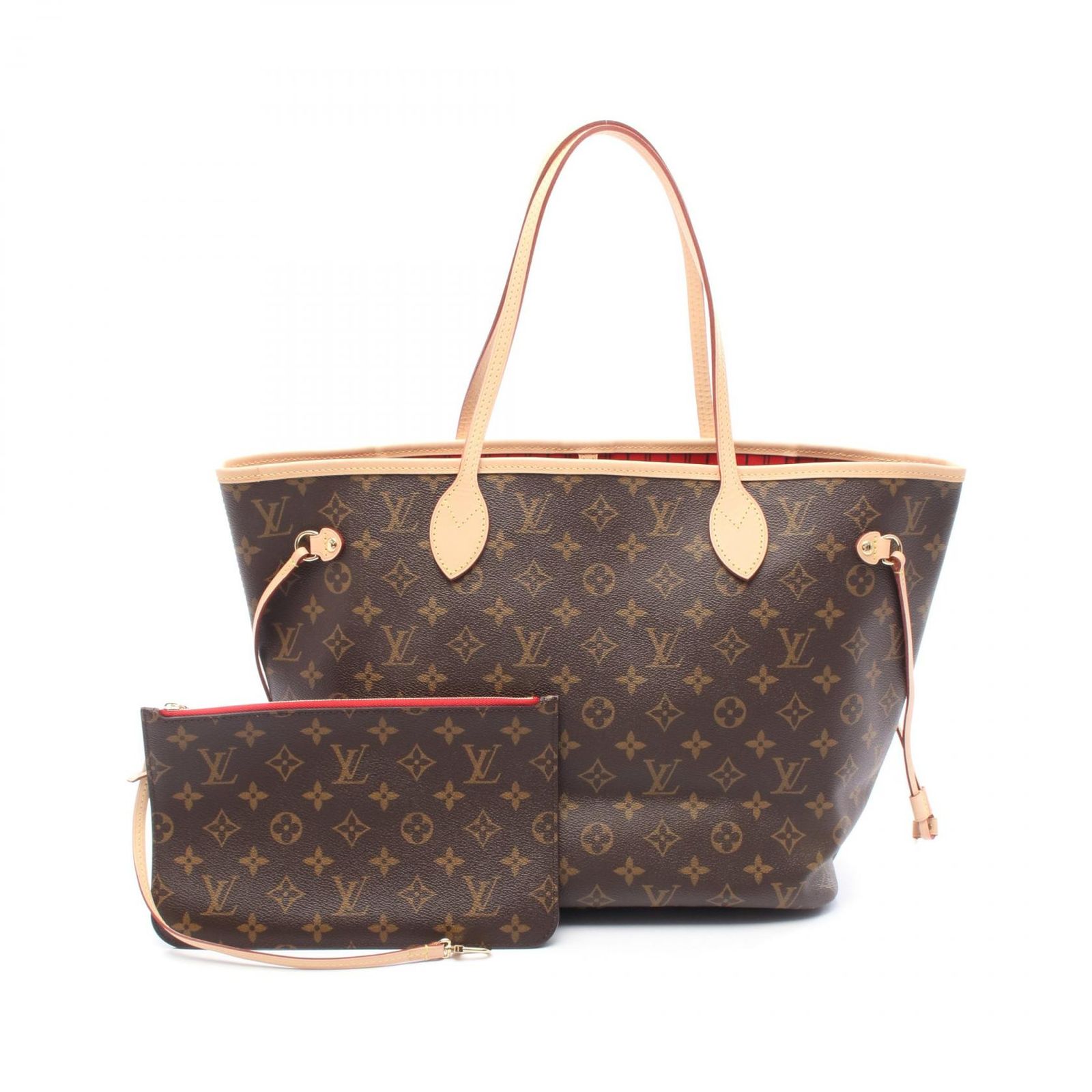 ルイ ヴィトン LOUIS VUITTON トートバッグ ネヴァーフルMM スリーズ M46987 スリーズ PVCコーティングキャンバス レザー ネヴァーフルMM レディース Used A