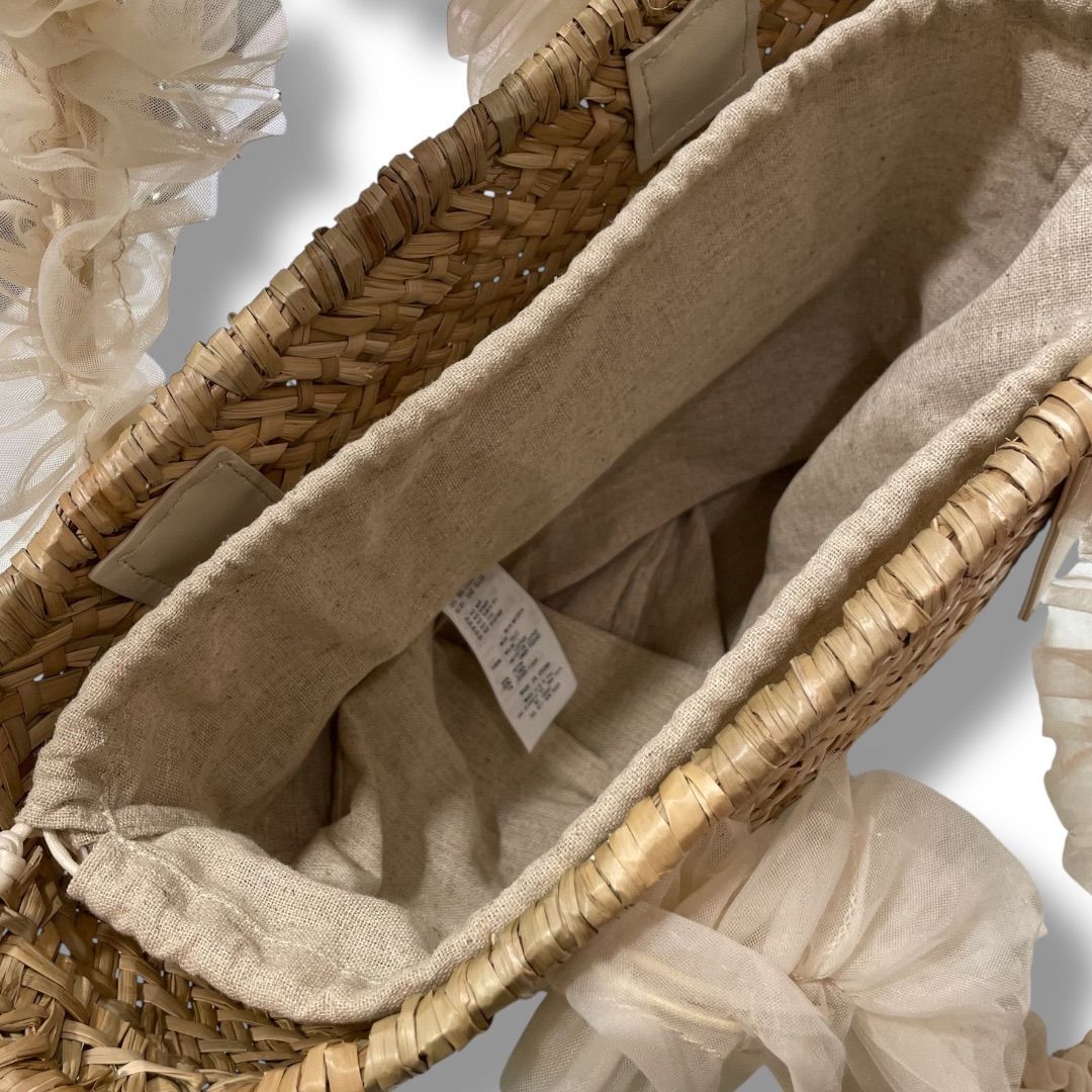 SNIDEL ブレードチュールバッグ アイボリー Snidel スナイデル