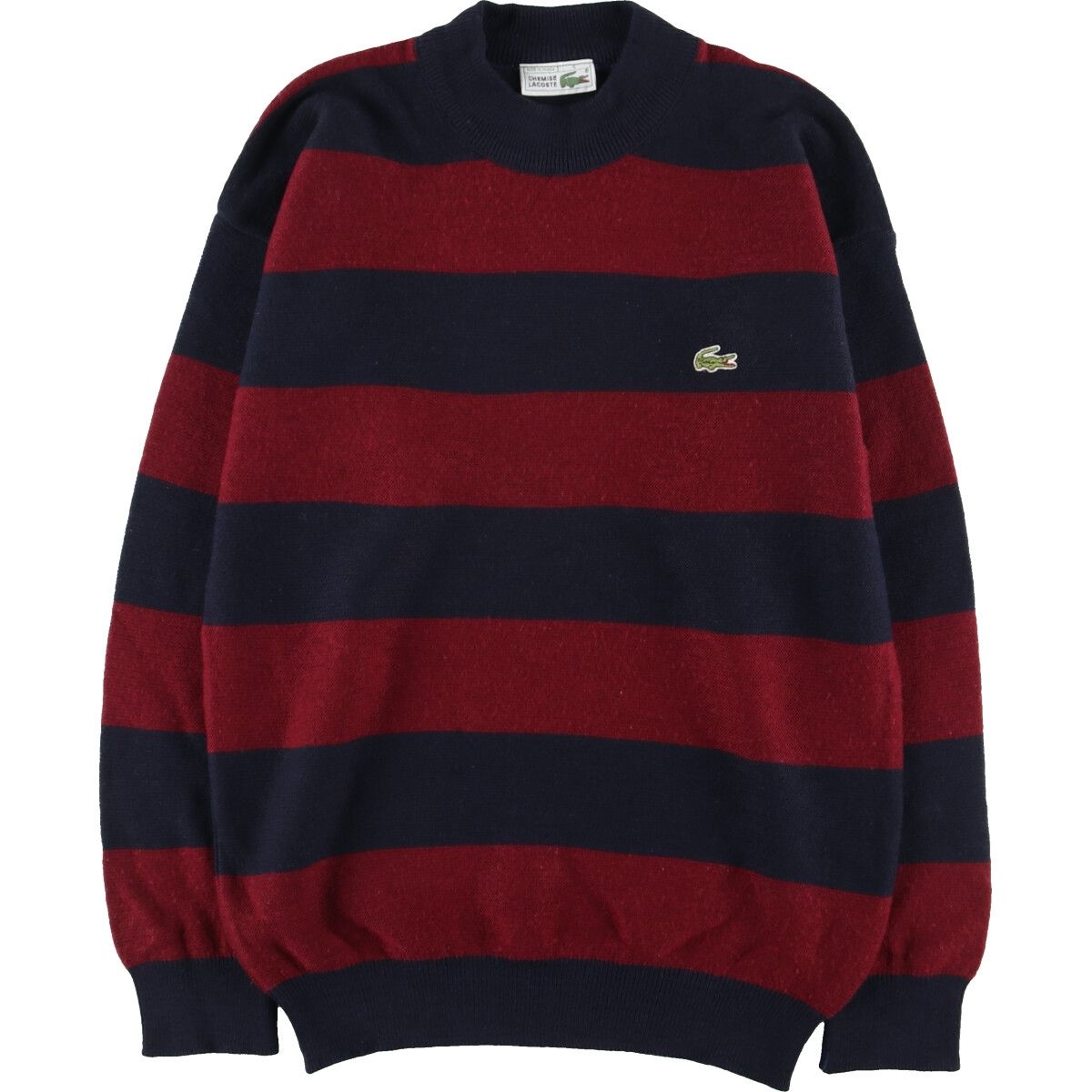 古着 80年代 ラコステ LACOSTE CHEMISE フレンチラコステ ボーダー柄 