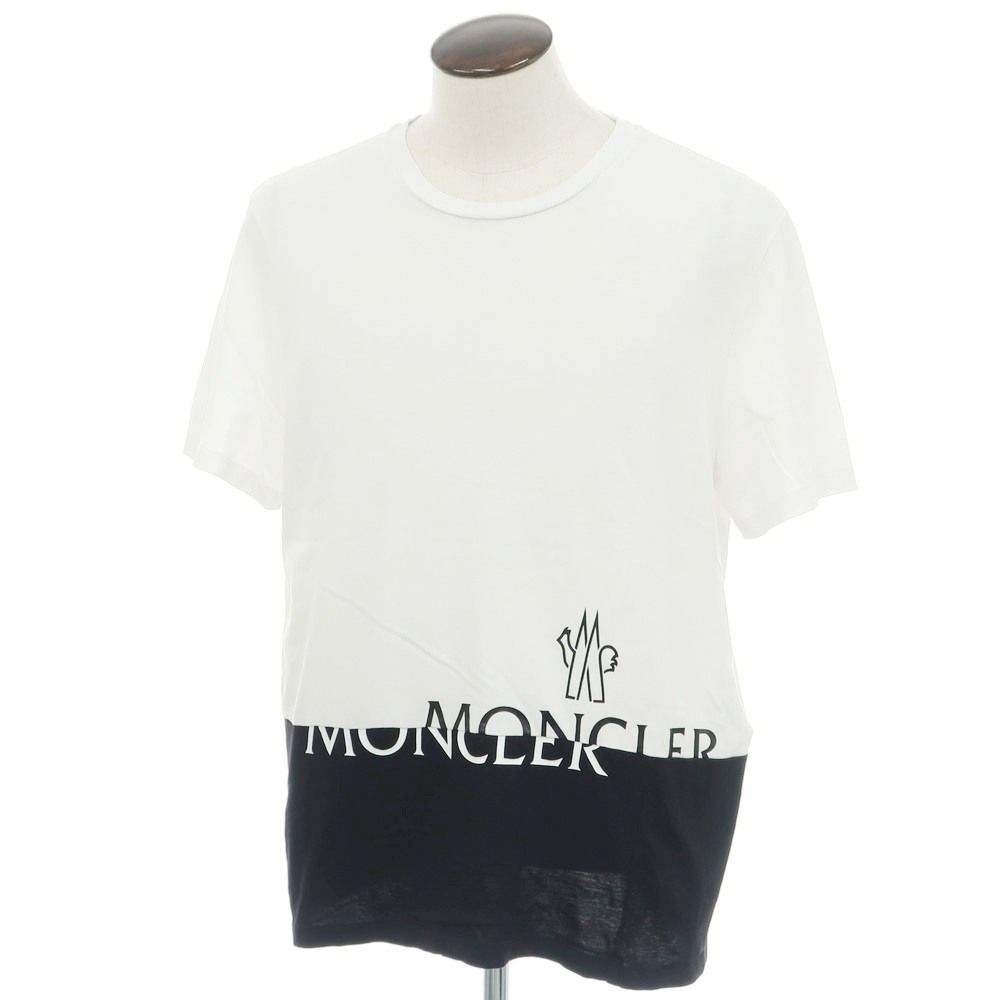 【MONCLER】Tシャツ コットン クルーネック オーバーサイズ 半袖 中古】モンクレール MONCLER コットン クルーネック 半袖T