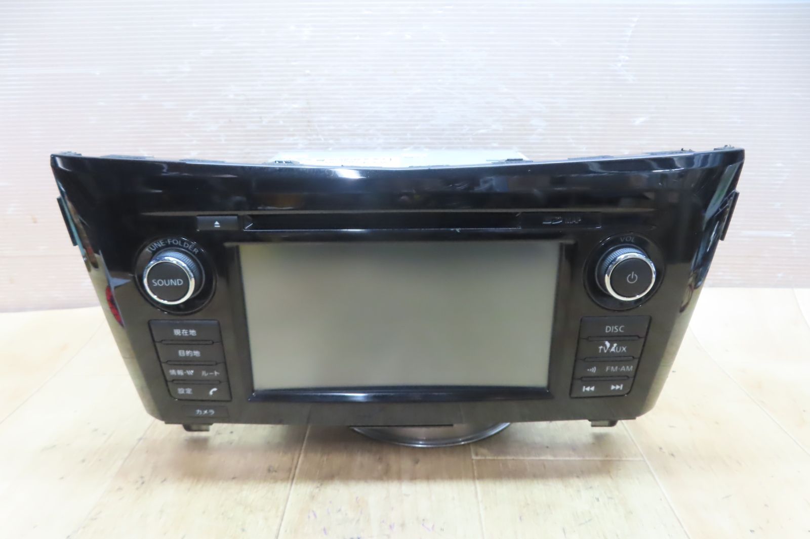 ☆F4135/日産純正 エクストレイル T32 QY-7391 25915 4CE1D 純正ナビ