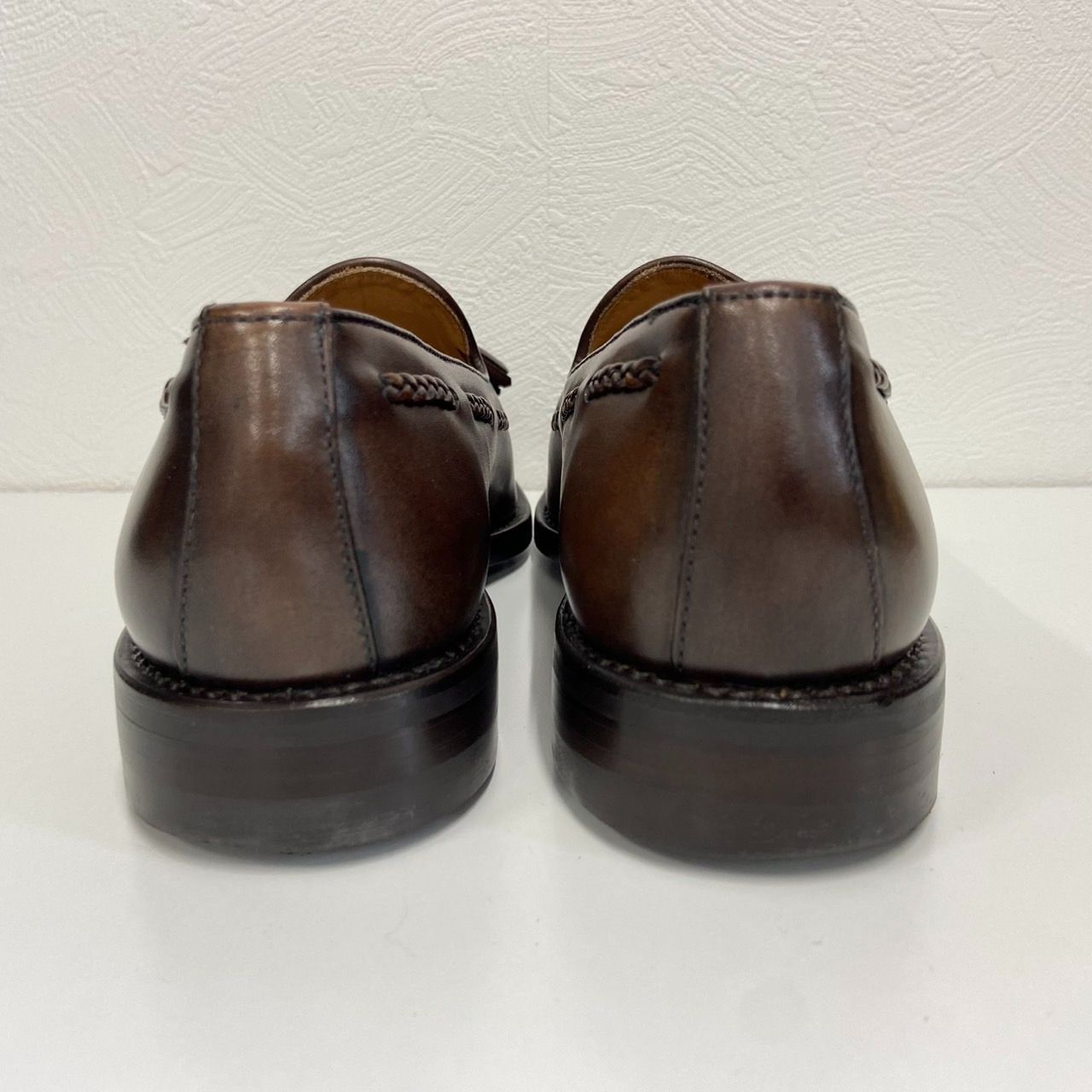 【セール】 Berwick バーウィック タッセルローファー 4340 ダークブラウン 23.5cm メンズ レディース スペイン製 D 売り切り価格