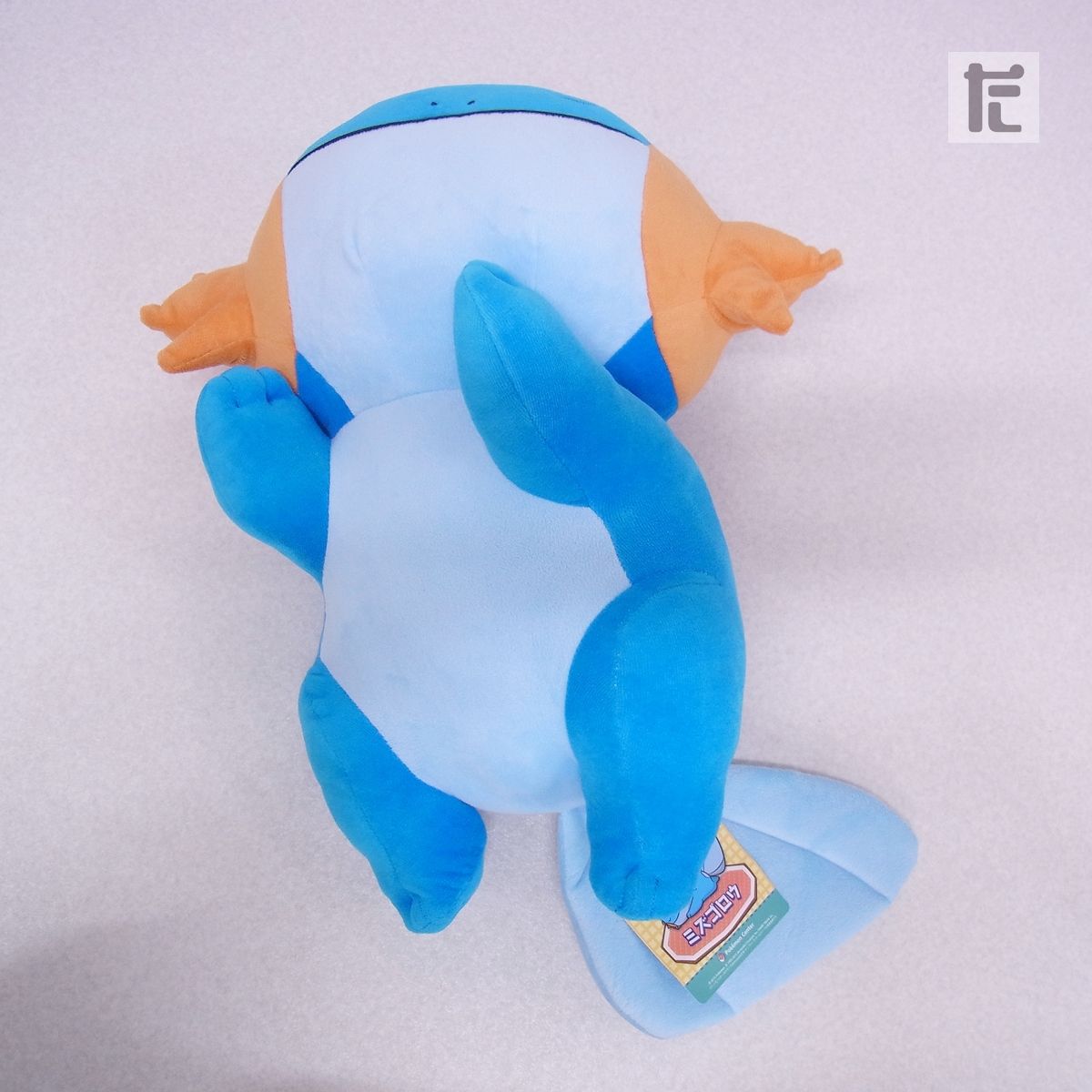 BIGサイズ すやすやミズゴロウ ポケモンセンター タグ付き 保存品 ポケモンセンター すやすやミズゴロウ ぬいぐるみ BIGサイズ 紙