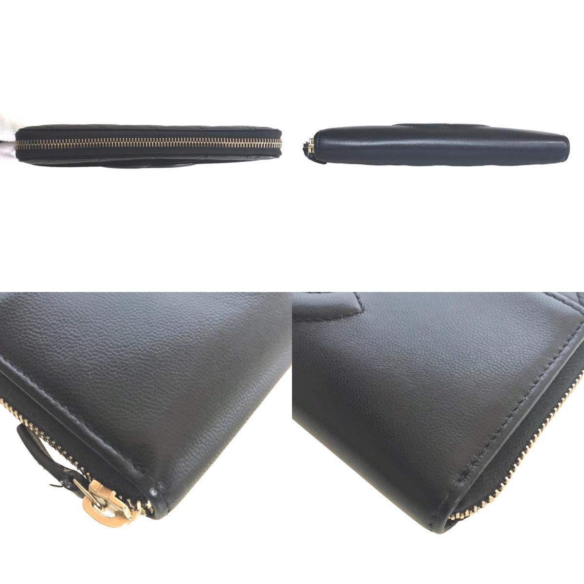 CHANEL シャネル マトラッセ ココマーク CC ラウンドジップ 長財布