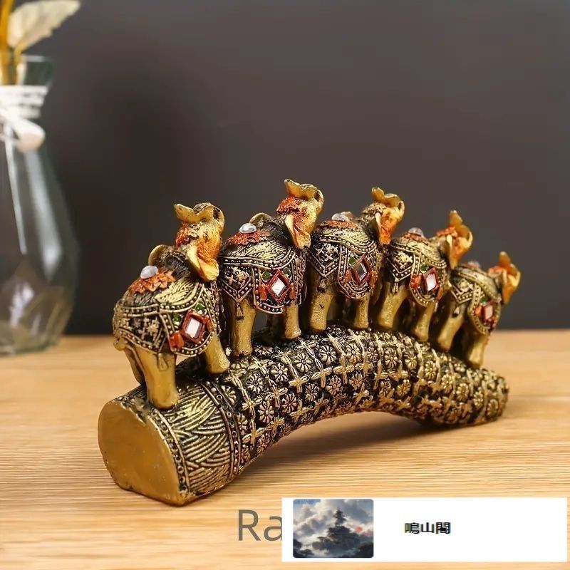 装飾箱のデザイン「象」【フレームサイズ  32×26cm】 cf70-2222-image.jpg