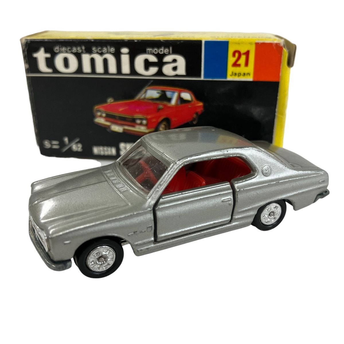 トミカ TOMICA TOMY NO.21 ニッサン スカイライン 2000GT 1|62 ミニカー Y10076770