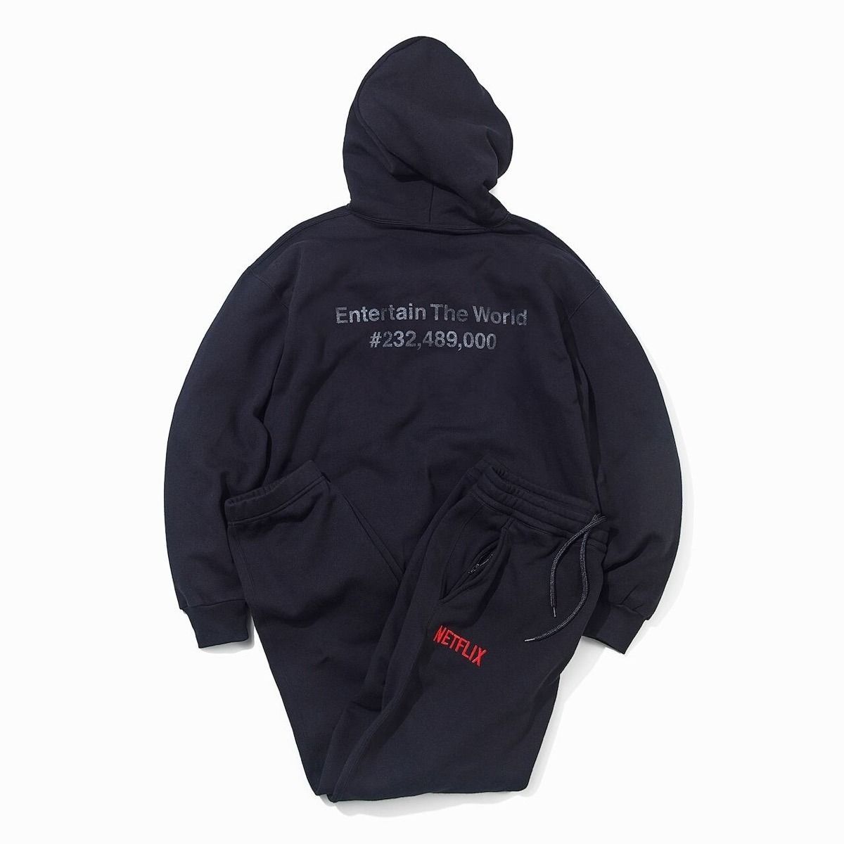【最終価格】ennoy エンノイ　Netflix パーカー　セットアップ　XL SET UP】Netflix ENNOY HOODIE+PANTS