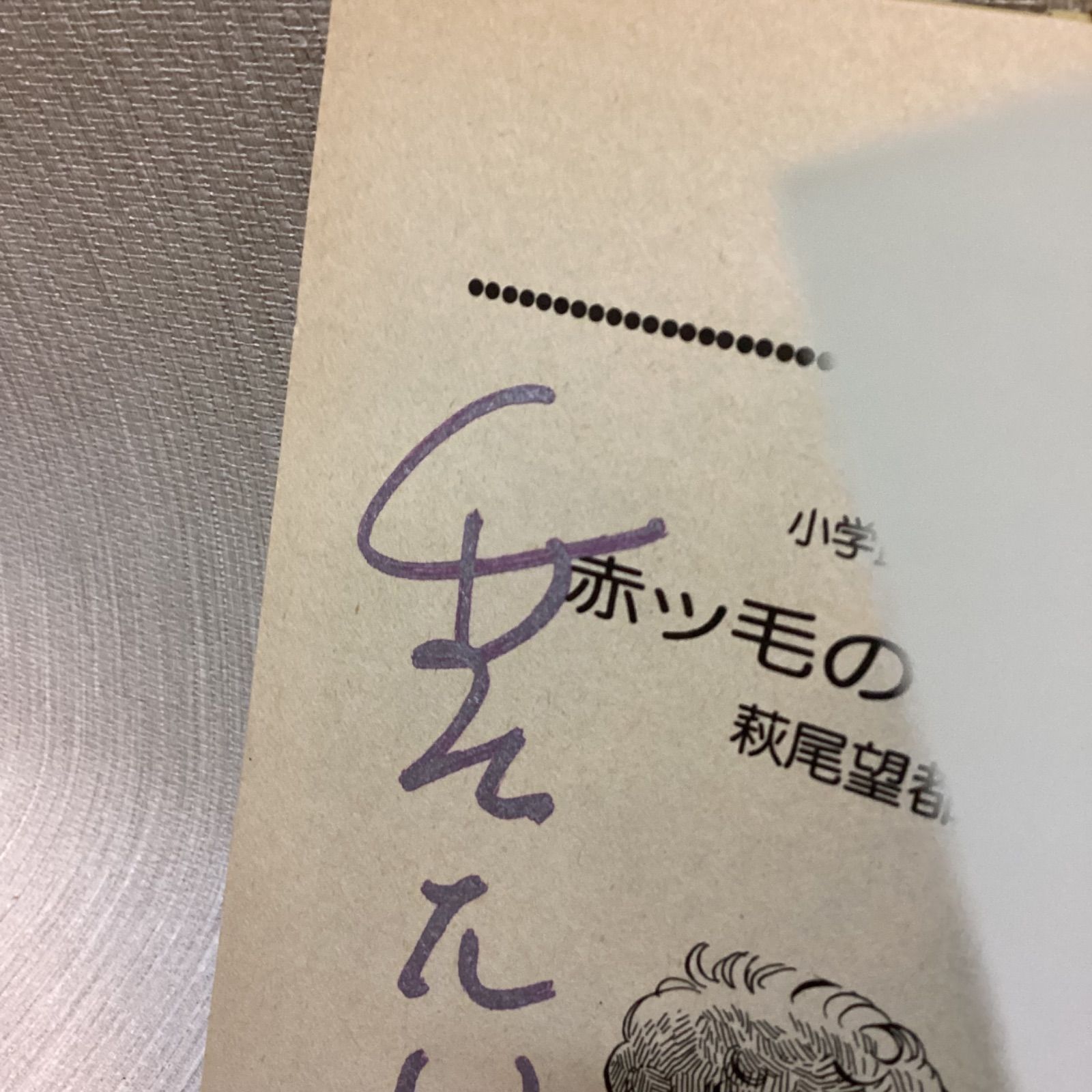萩尾望都サイン本 萩尾望都直筆サイン入り 赤ッ毛のいとこ 珠玉短編集 小学館文庫