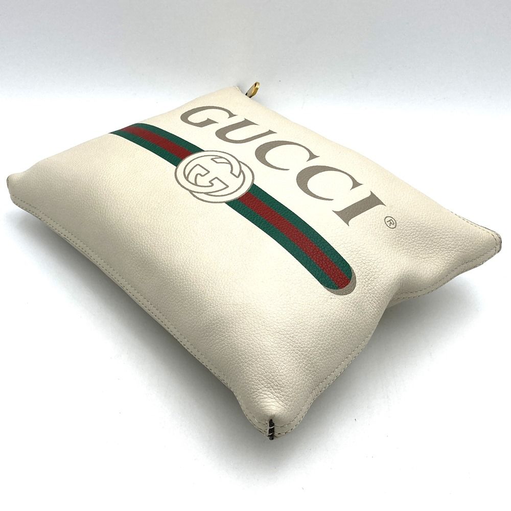 GUCCI グッチ　カチューシャ　レザー　　レシートあり 日本限定 ヒグチユウコ プリント GG ヘアバンド ベージュ