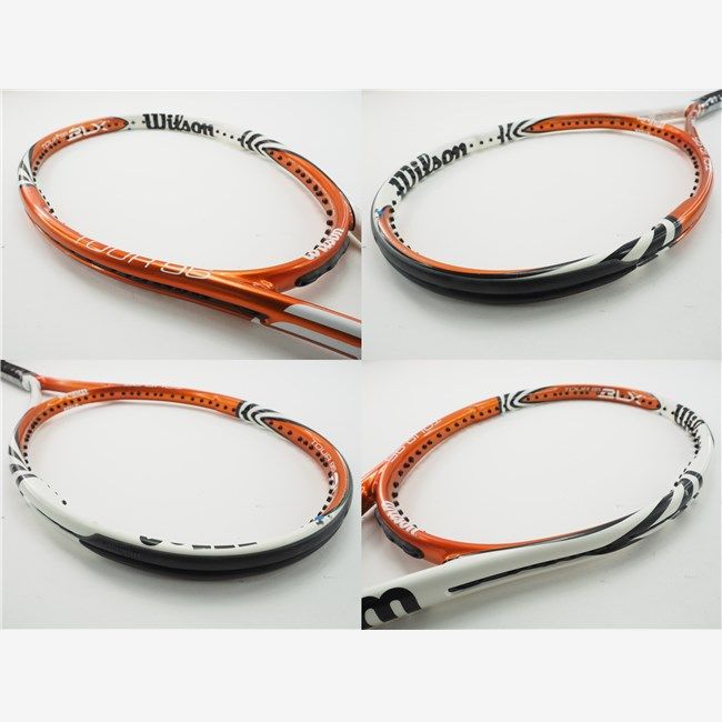 wilson - 中古 テニスラケット ウィルソン ツアー BLX 95 オレンジ×ホワイト 2011年モデル (G3)WILSON TOUR BLX 95 (ORANGE × WHITE) 2011 中古 テニスラケット ウィルソン ツアー BLX 95 オレンジ