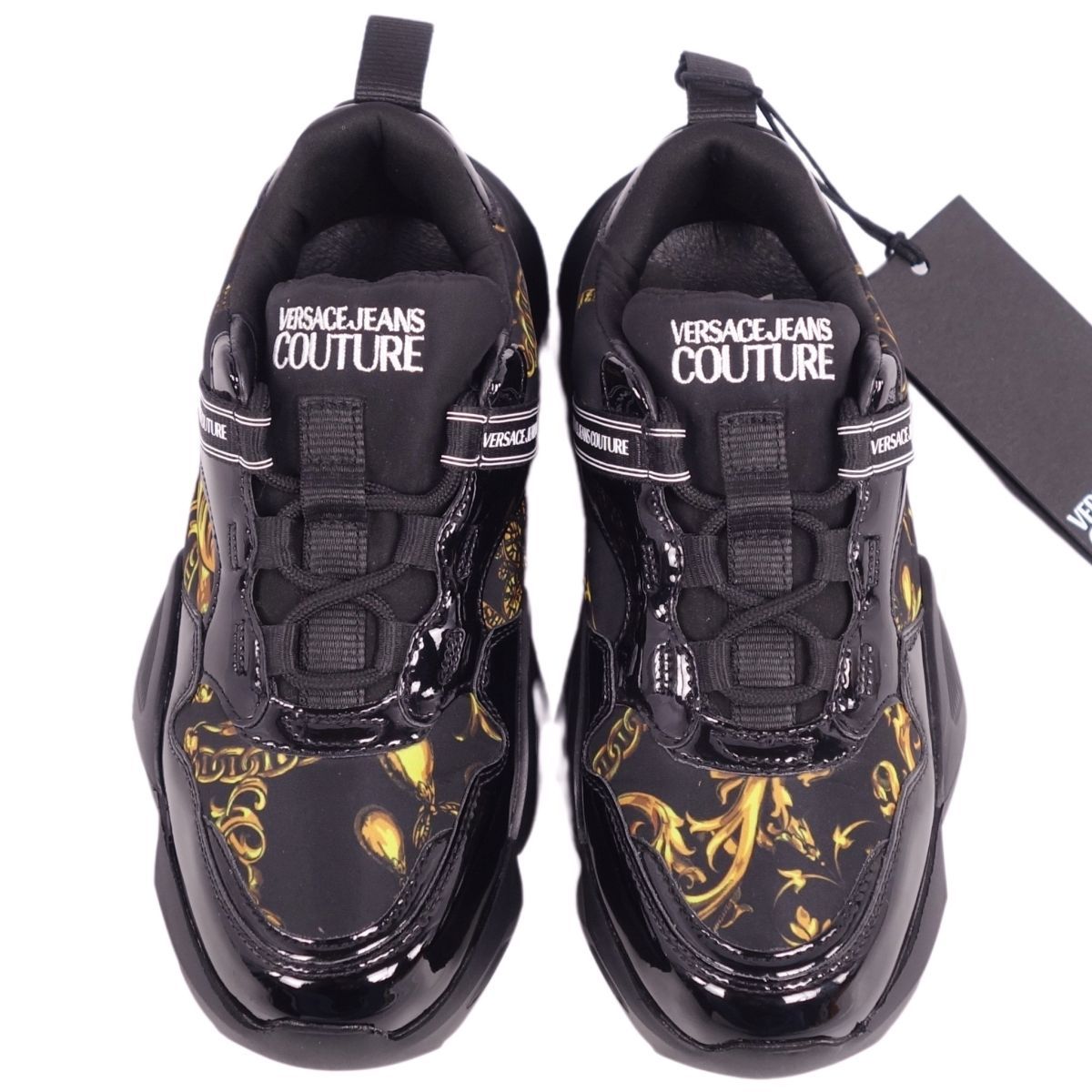 未使用 ヴェルサーチ VERSACE JEANS COUTURE スニーカー ロ - メルカリ