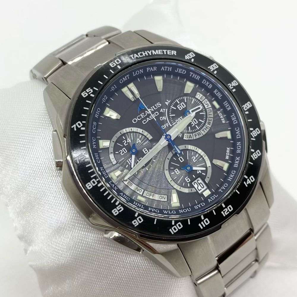 CASIO オシアナス OCW-M800TBJ-1AJF 電波時計 - メルカリ