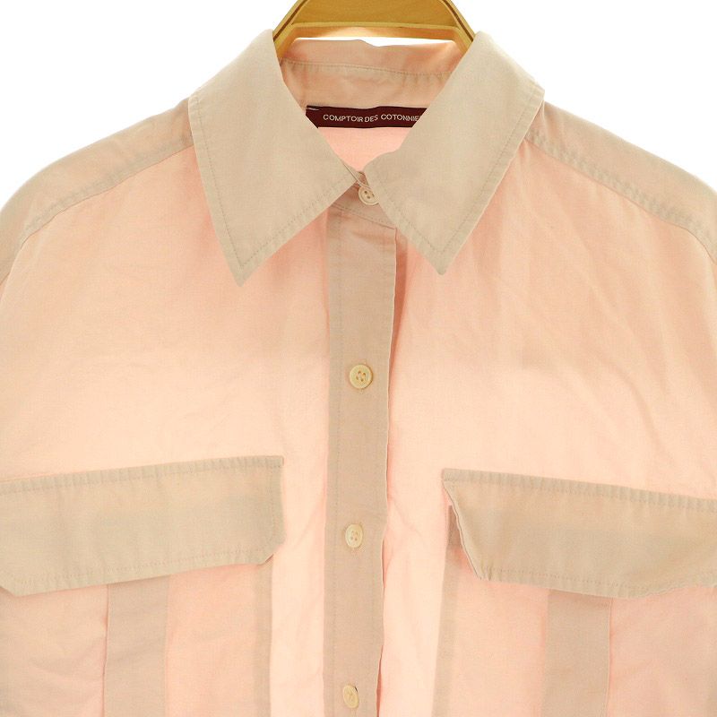 COMPTOIR DES COTONNIERS ピンクジャケット コントワーデコトニエ COMPTOIR DES COTONNIERS 長袖シャツ