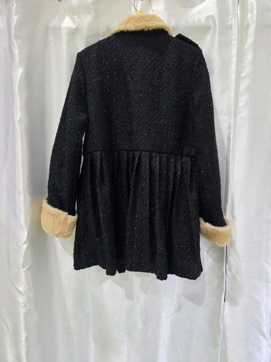 ファー トリミング ツイード 黒 ジャケット コート 楽天市場】新