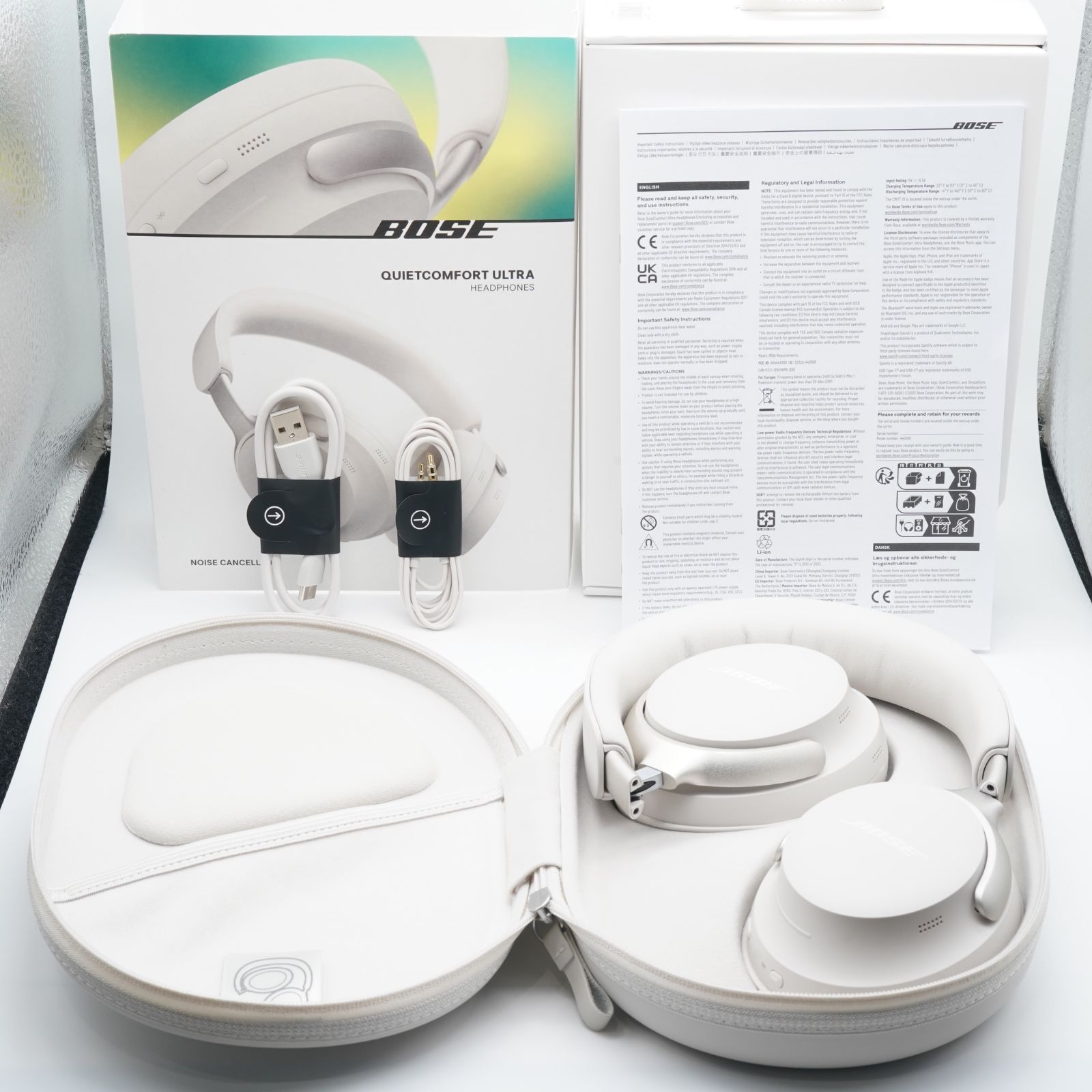 ほぼ新品 Bose QuietComfort Ultra Headphones 完全ワイヤレス ノイズ 