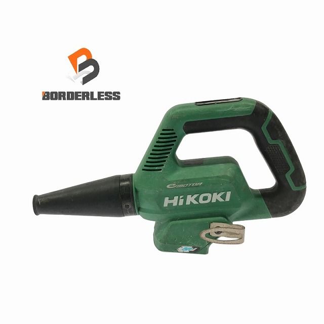 ☆中古品☆HIKOKI ハイコーキ 36V コードレスブロワー RB36DB 緑 本体 