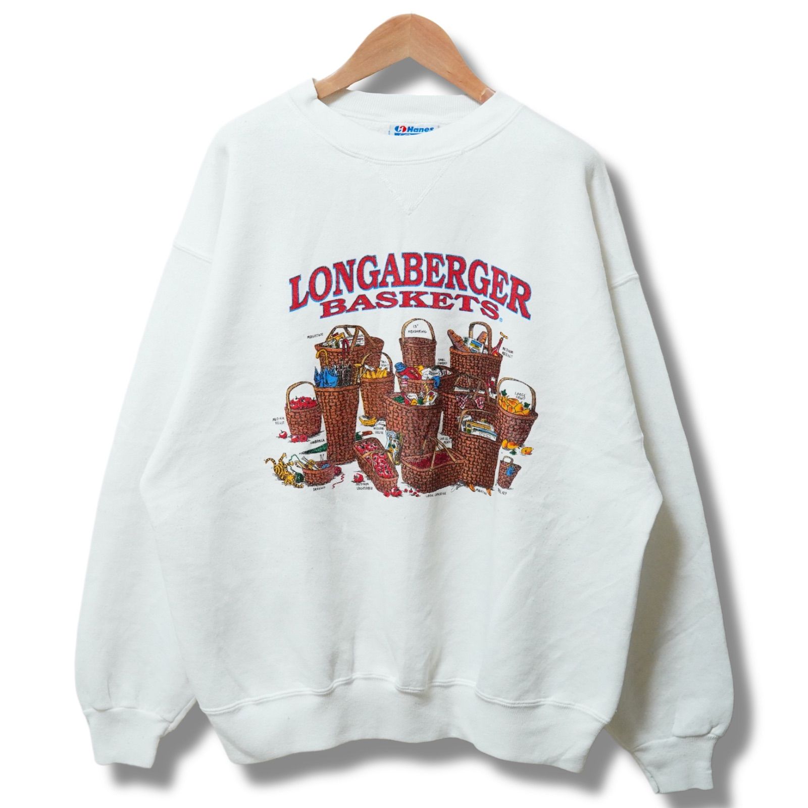 90s USA製 ヘインズ スウェット L ホワイト Hanes ヴィンテージ 90s USA製 ヘインズ スウェット L ホワイト Hanes ヴィンテージ