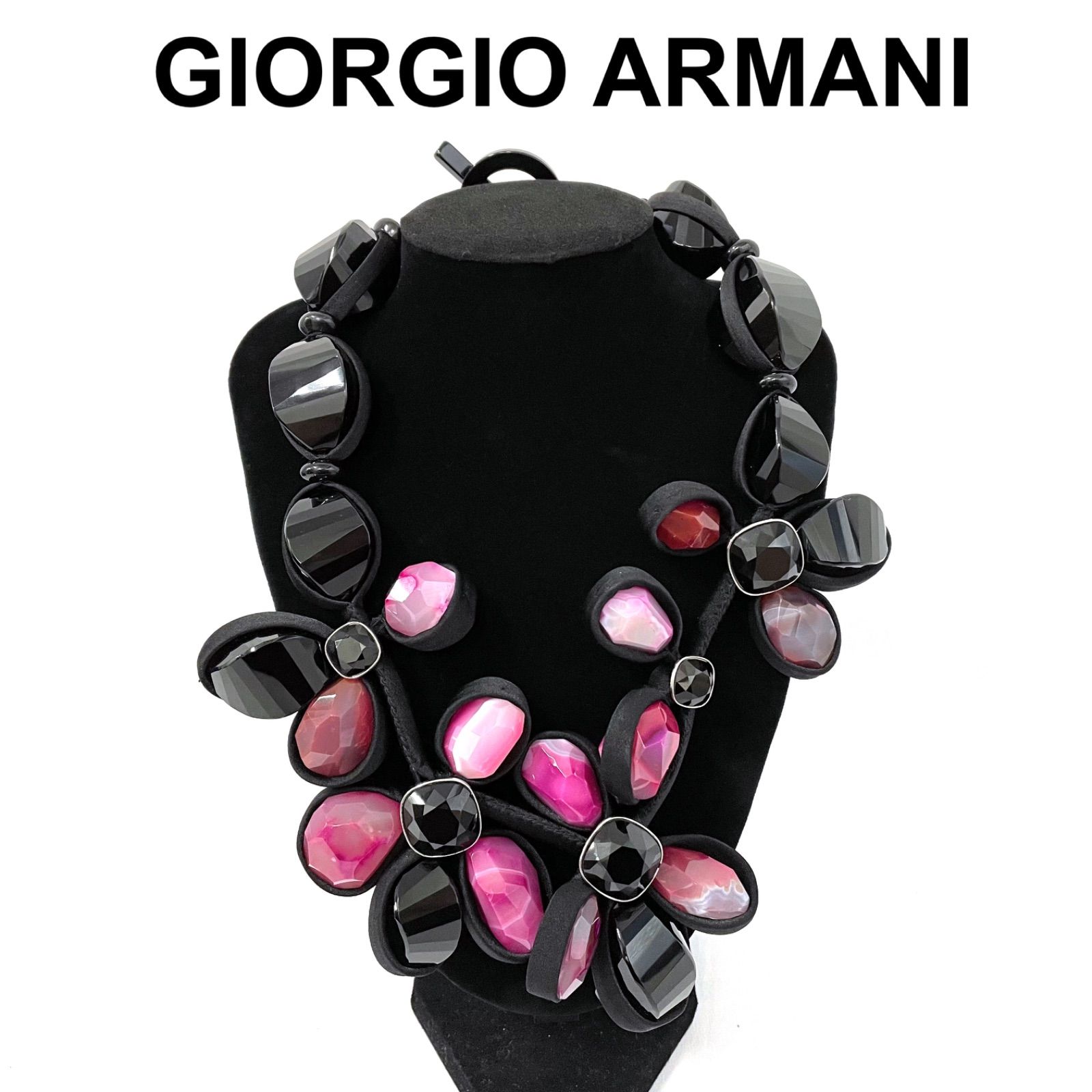 美品】 GIORGIO ARMANI ジョルジオアルマーニ ネックレス カラー 