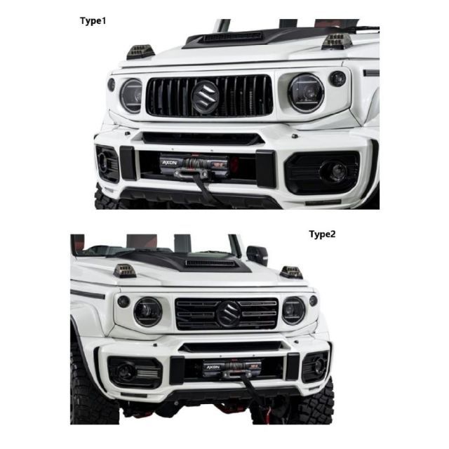 カラー番号をご指定下さい ジムニーシエラ JB74 フェンダーダクト前後セット FRP製 未塗装