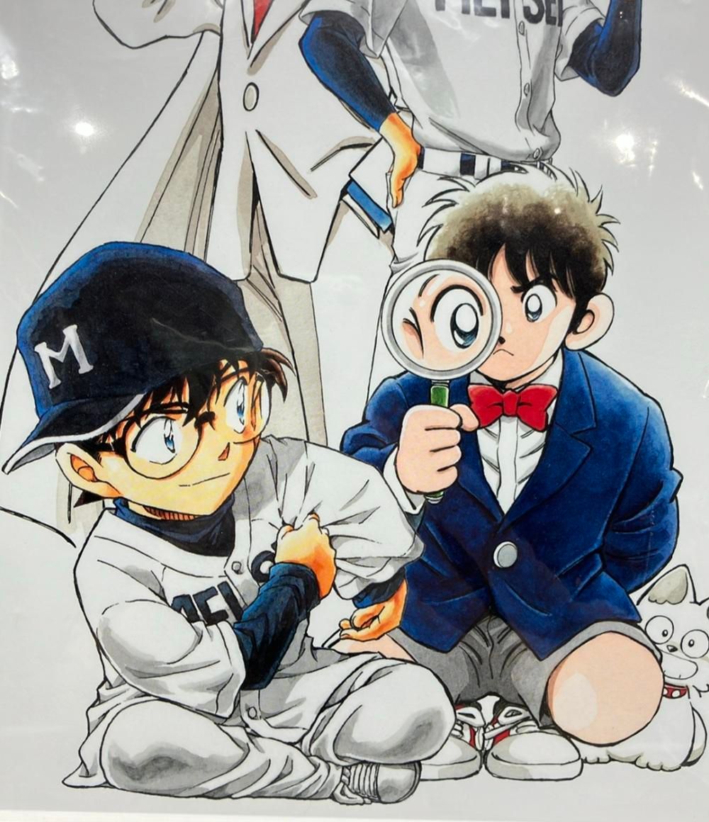 名探偵コナン　mix  コラボ　複製原画 美品 アニメグッズ 名探偵コナン MIX 青山剛昌 あだち充 コラボ