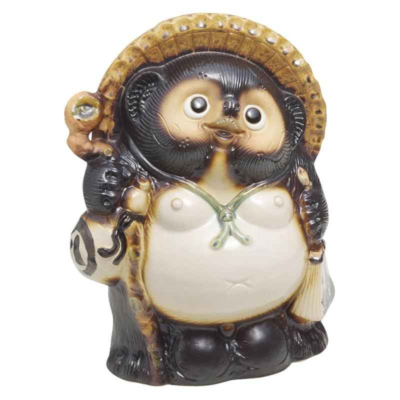 新商品が続々！ 丸伊製陶 信楽焼 福狸 たぬき 置物 11号 幅約26×高さ34cm 縁起物 開運 ギフト 陶製 日本製 MR-B082-11 新商品が続々！
