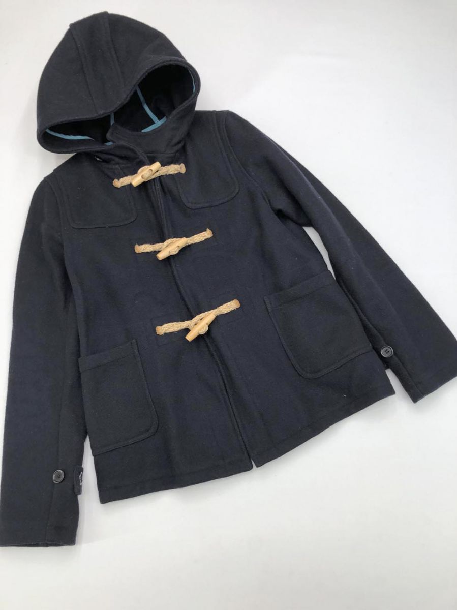 【美品】BEAMS BOY ネイビー ダッフルコート　ロング BEAMS BOY ビームスボーイ 長袖 ダッフル コート 紺