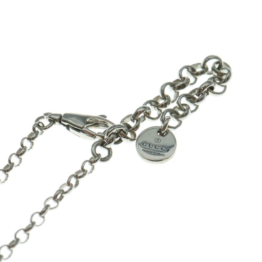 GUCCI シルバー ネックレス　インターロッキング　アラベスク グッチ インターロッキングG アラベスク ネックレス 925 18.1g
