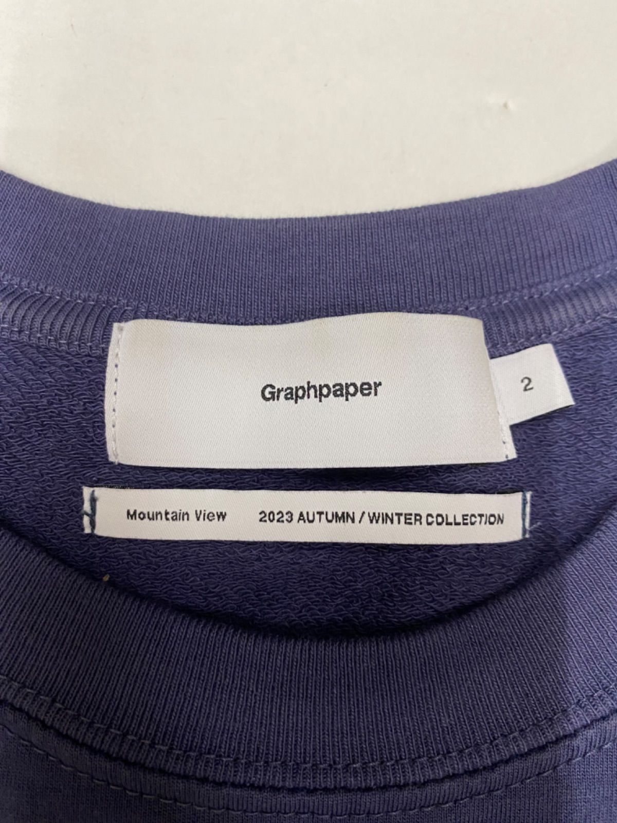 67.Graphpaper 23AW Cotton Light Terry Crewneck - メルカリ
