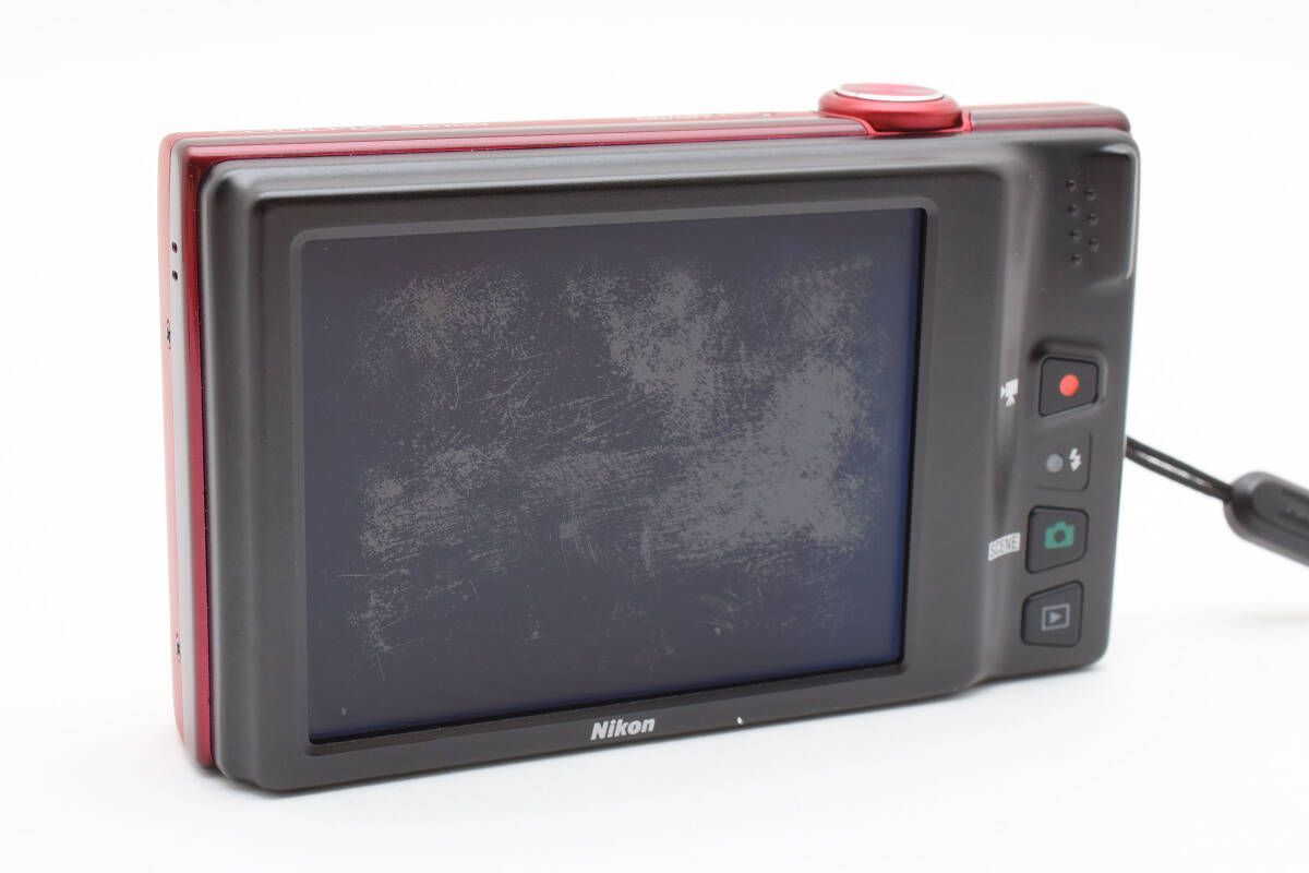 ニコン Nikon COOLPIX S6100 クールピクス 赤 レッド コンパクト