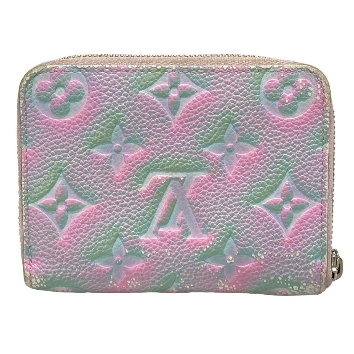 【美品】ルイヴィトン ☆ ジッピーコインパース アンプラント ピンク ミニ財布 ルイ・ヴィトン アンプラント ジッピーコインパース 小銭入れ 財布