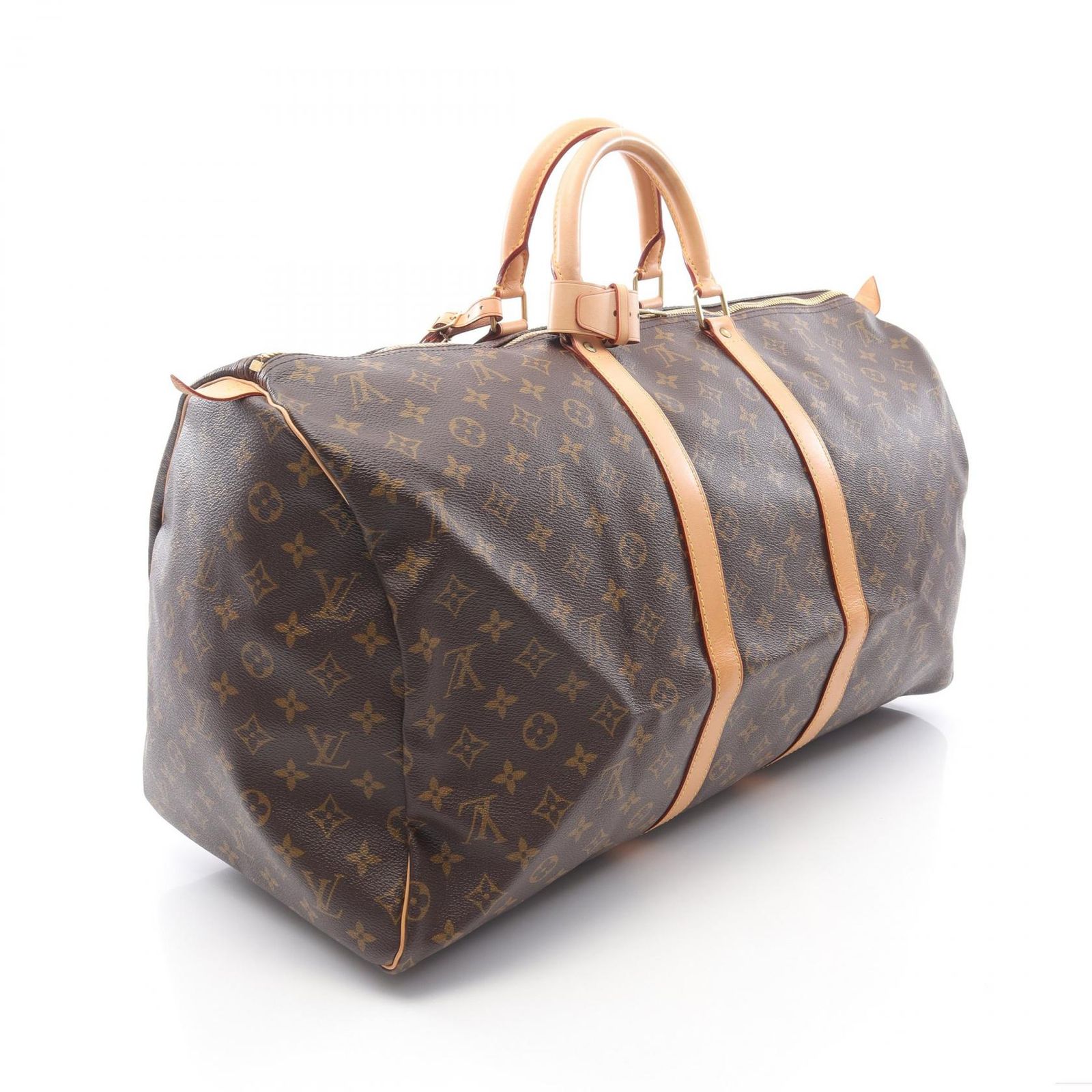 美品 フェンディ キャンバス ボストンバッグ ズッカ柄 ロゴ型押し ブラウン 美品 フェンディ キャンバス ボストンバッグ ズッカ柄 ロゴ型押し