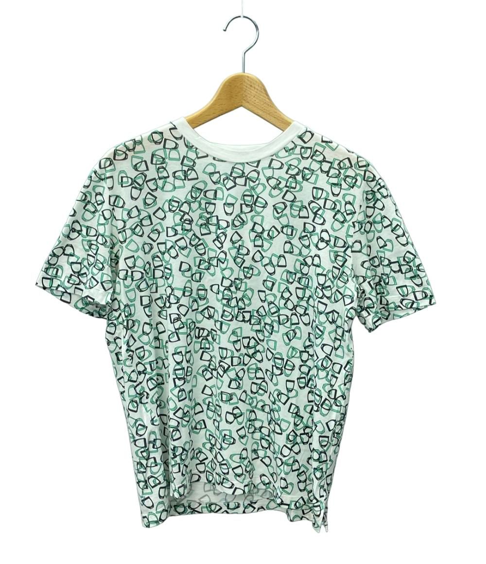 ★美品★ エルメス HERMES ホースビット 総柄 プリント 半袖 Tシャツ HERMES エルメス ラビリンス ホースビット Tシャツ トップス