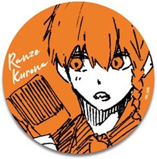 中古】バッジ・ピンズ 黒名蘭世 「ブルーロック シークレットメタル缶