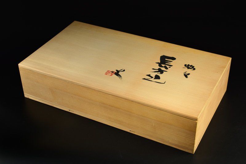 蔵A5459d 番浦史郎 色絵蝸牛図 長方皿 共箱 WWW_IMPECCABLEHEALTHCARESERVICES_COM