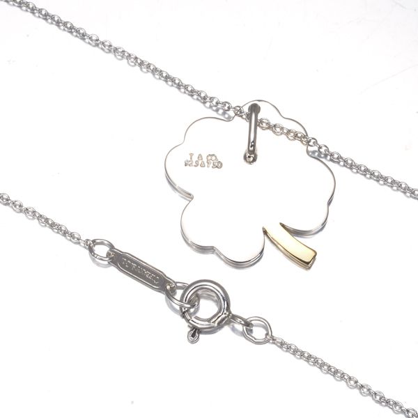 値下げ　ティファニー　クローバーネックレス　美品です(*^^*) ♡極美品♡ ティファニー ネックレス クローバー 四つ葉