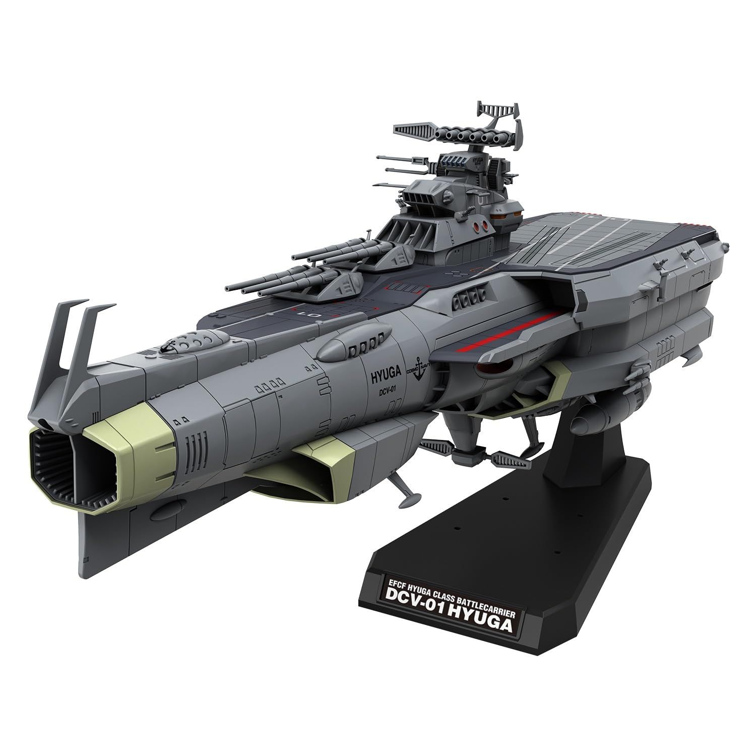 BANDAI SPIRITS バンダイ スピリッツ 宇宙戦艦ヤマト 地球防衛軍 ヒュウガ級 戦闘航宙母艦 DCV-01ヒュウガ 1|1000スケール 色分け済みプラモデル