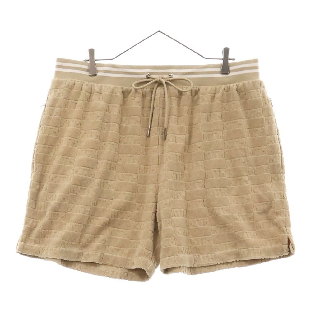 KITH キス Graham Short 総柄 パイル地ショーツ ハーフパンツ ブラウン KHM060315