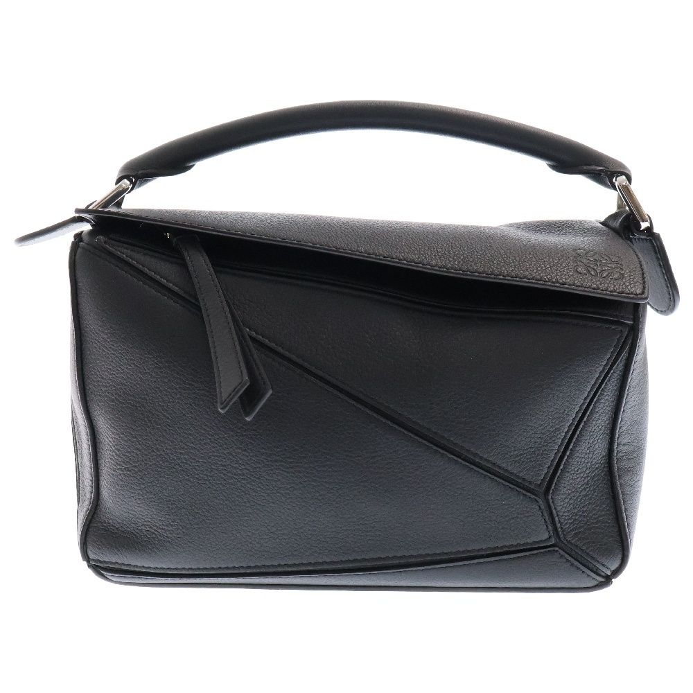 LOEWE (ロエベ) パズルバッグ スモール ブラック レザー 2WAY