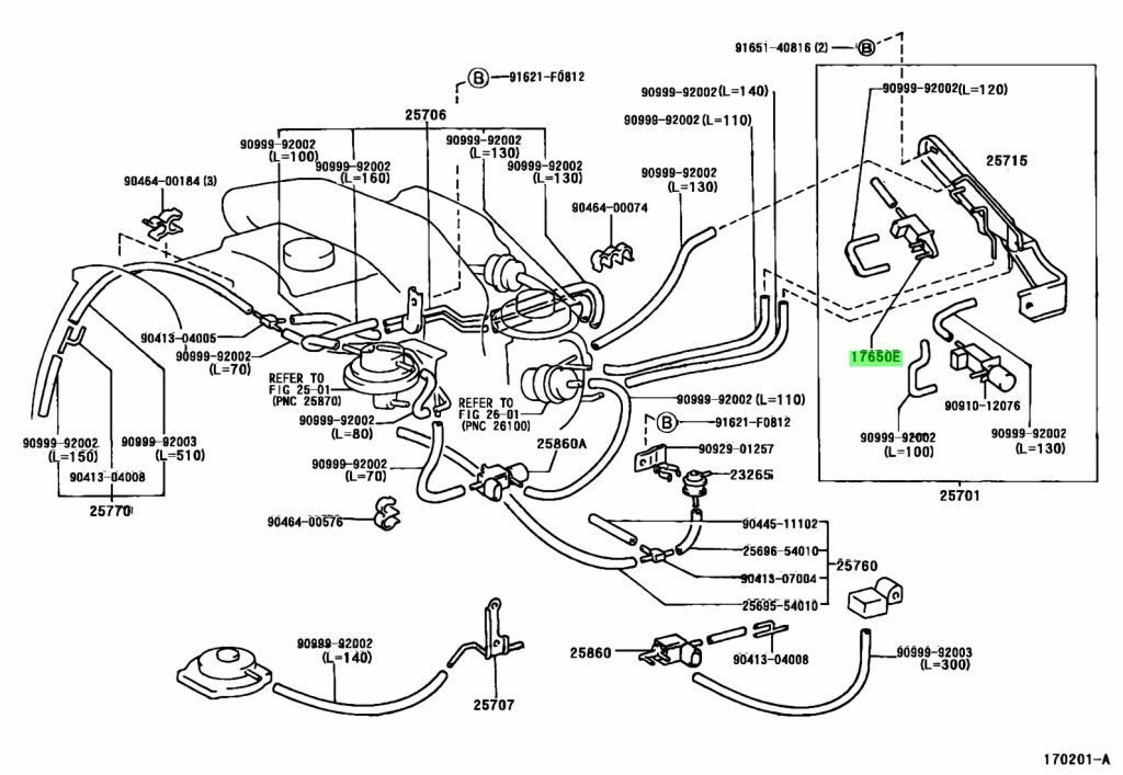 ●未使用 トヨタ KZN185 ハイラックスサーフ 純正 バキュームスイッチングバルブ 真空切替 VALVE VACUUM SWITCHING