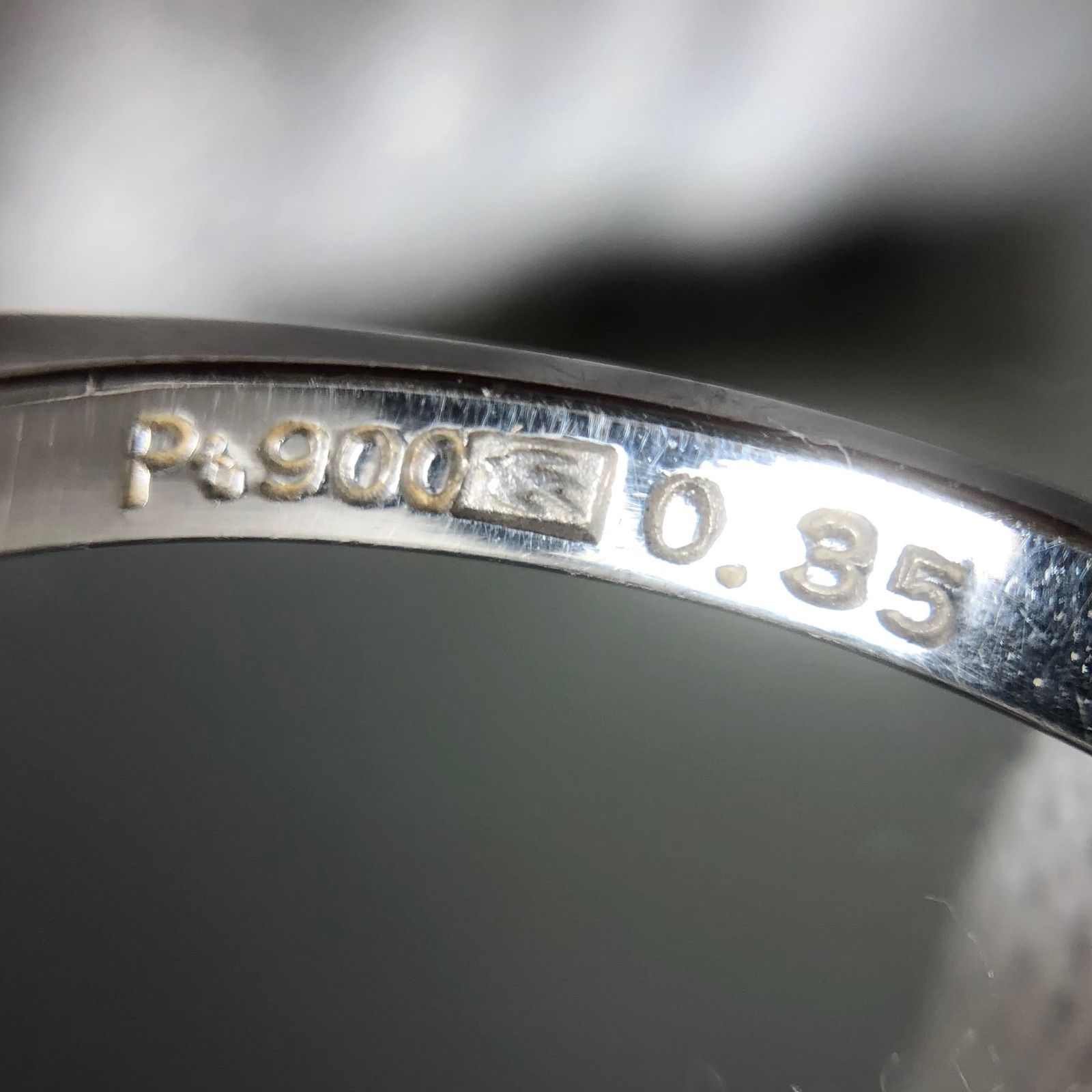 ☆Pt900 プラチナ リング 11号 Pt900 刻印あり 重さ4.0g ☆ - メルカリ