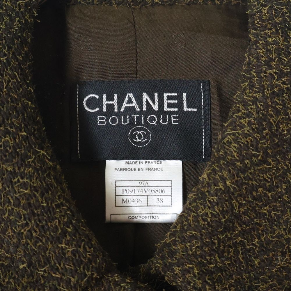 シャネル❤️ヴィンテージのお上品なジャケット・コート❤️ボタンいっぱい❤️素敵 CHANEL／シャネル／ヴィンテージ／ココボタン／ウール