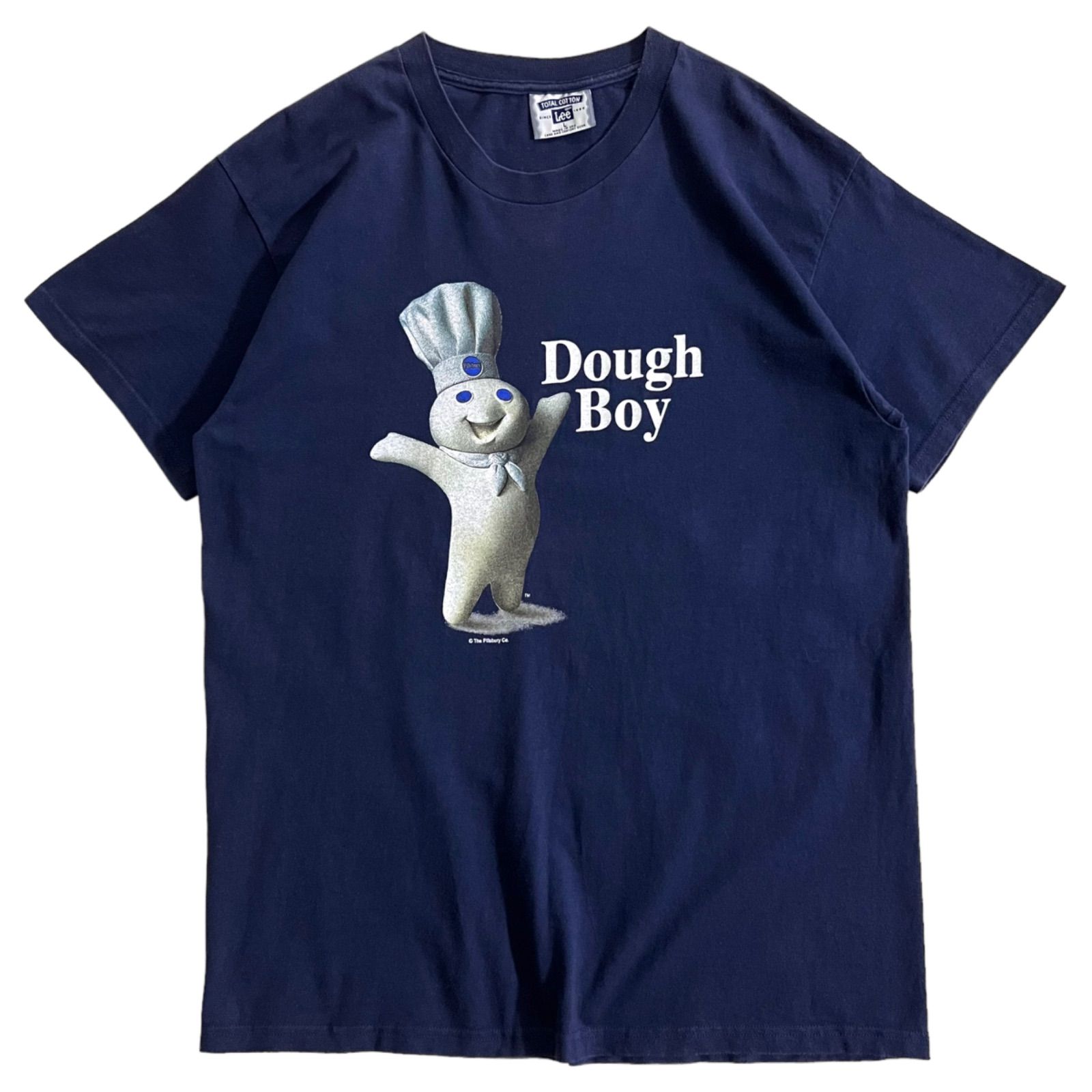 90s USA製 企業 Pillsbury社 Dough Boy キャラクター プリント Tシャツ 