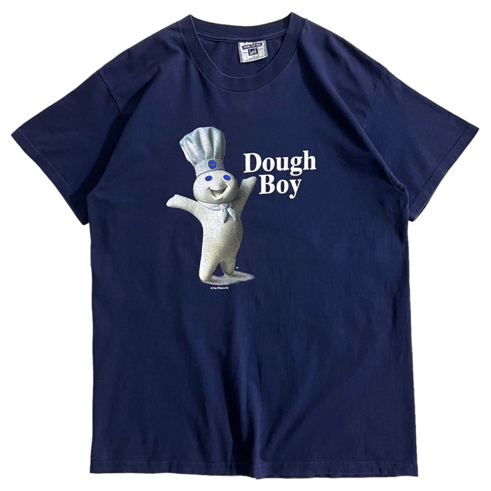90s USA製 企業 Pillsbury社 Dough Boy キャラクター プリント Tシャツ