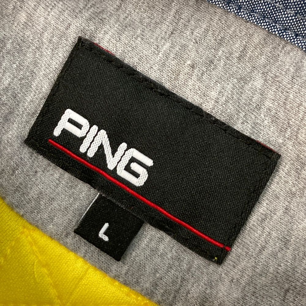 サイズ：L PING ピン 半袖ポロシャツ イエロー系 [240101500072