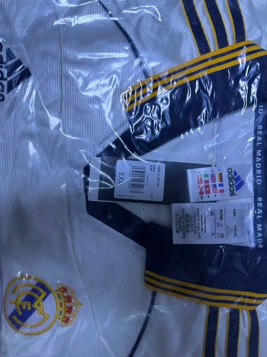 3xl adidas(アディダス) レアルマドリード 99 ／ 00 ホーム ジャージ