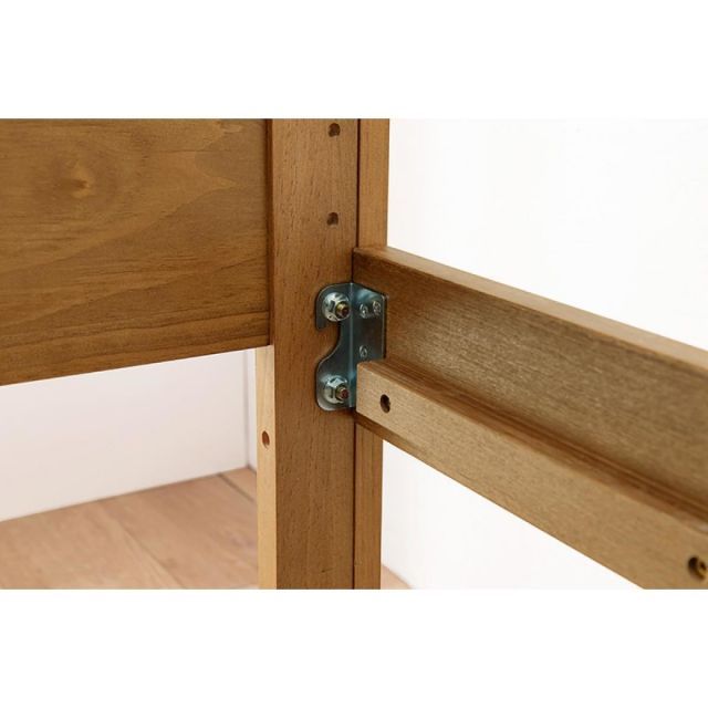 MB-5916SD-LBR セミダブルミドルベッド