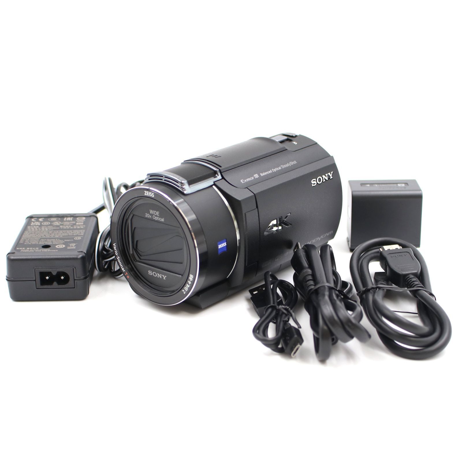 □新品同様□ SONY FDR-AX45A B ブラック Handycam デジタル4K
