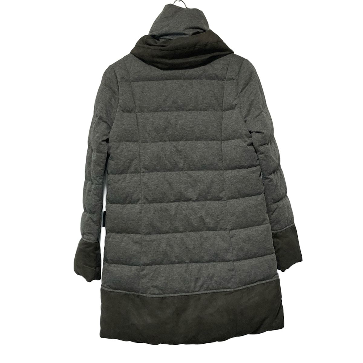 粧う YOSOOU ヨソオウ ダウンコート サイズ2 M レディース - グレー×ダークグレー 長袖 冬